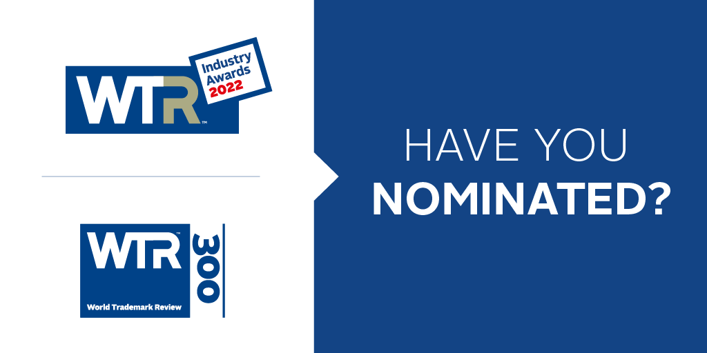 The WTR 300 and WTR Industry Awards 2022 nominations identifying the world’s leading corporate trademark counsel and teams are in full swing! Make your nomination now: research.globebmg.com/Nomination/WTR…