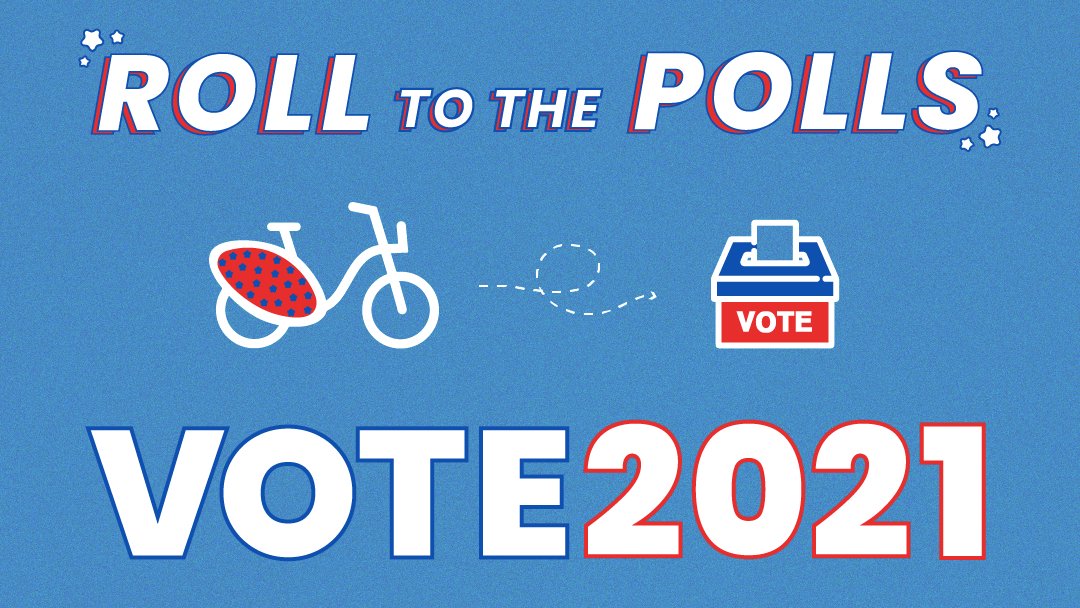 Today's Election Day! 🌟 #RollToThePolls with Healthy Ride with FREE RIDES all day long! Use the voucher code VOTE2021 to receive unlimited free rides to get to the polls. If you've already voted, celebrate with a bike ride on us! 🚲🇺🇸
#healthyride #burghbikes #bikeshare #bikepgh