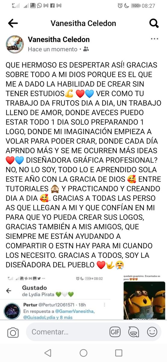 MUCHAS GRACIAS  A TODOS🥰💙
facebook.com/profile.php?id…