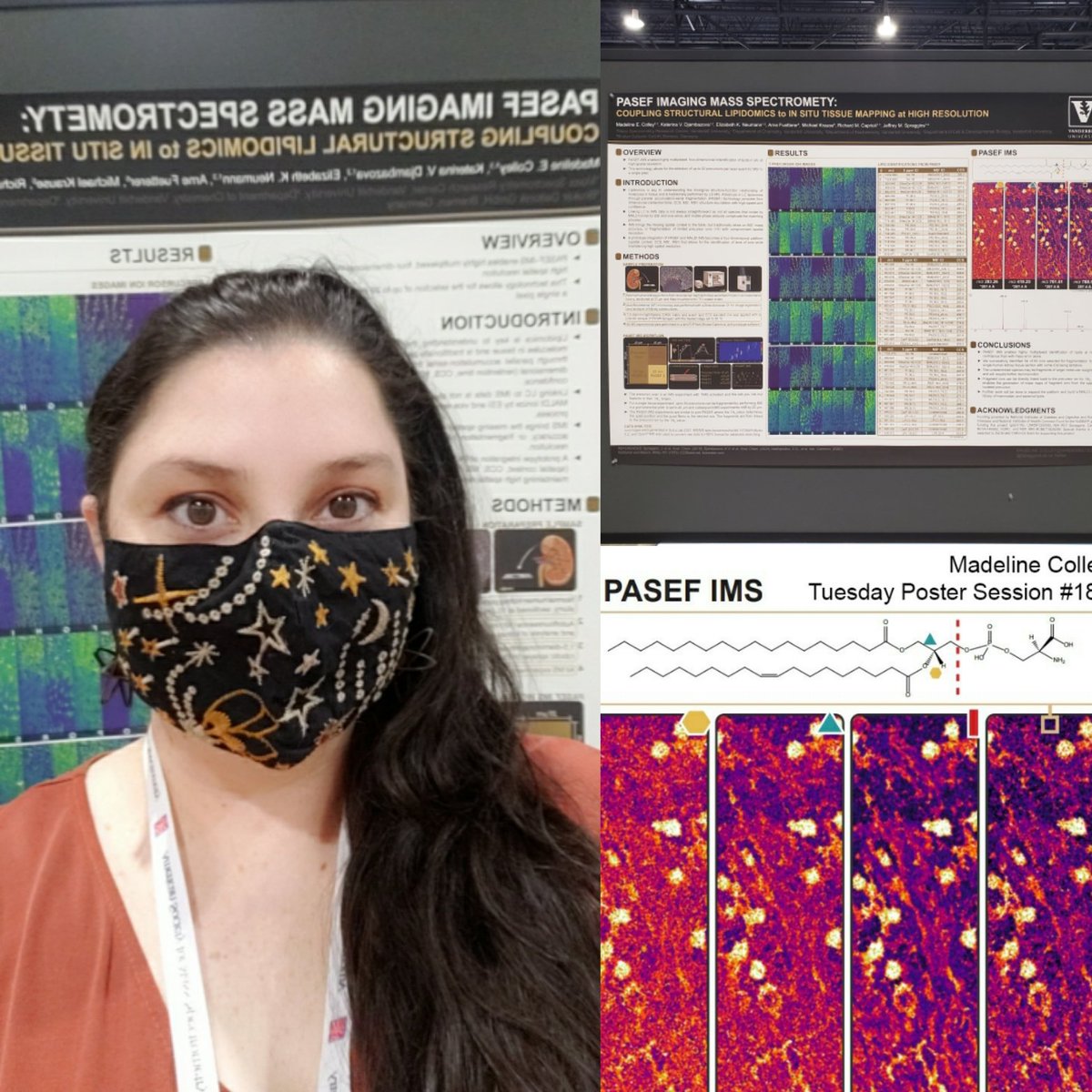 ion_resonance's tweet photo. Come say hello! I'm excited to talk about my project. TP181 #asms2021 #postdoclife #chemistry #science #massspectrometry #massspecimaging #imagingmassspec #pasef https://t.co/szewbiVmDD