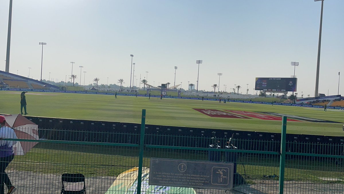 ahsan199983's tweet photo. What a great atmosphere in #zayedcricketstadium #ICCT20WorldCup https://t.co/YMrYMQio80