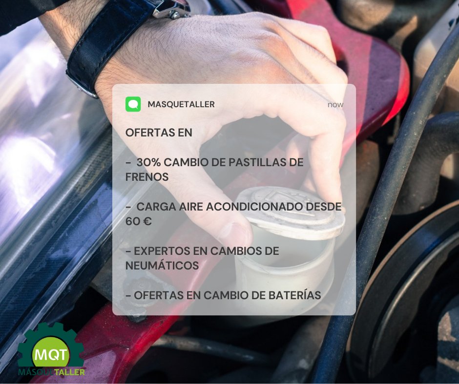 MasQueTaller's tweet photo. ¿Qué tal habéis pasado el puente? 🥳😄 ¿Necesitáis dejar vuestro coche como nuevo? ¡Aprovecha ahora nuestras OFERTAS! 👇👇 ¡Pide ya tu presupuesto SIN COMPROMISO! 👏👏 Puedes ponerte en contacto con nosotros en el: ☎️951 500 560 ☎️ o en el 📲607 059 631📲 https://t.co/qOleYQ8ZtS