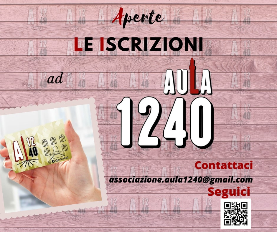 Aula1240's tweet photo. 📣 Siamo tornati!

Aperte le iscrizioni all'associazione #Aula 1240.

Siamo un'associazione studentesca con lo scopo di proporre la cultura in tutte le sue forme. Il punto di forza di #aula1240 è la partecipazione attiva dei suoi soci alla realizzazione di progetti. https://t.co/8v59LcMXjl