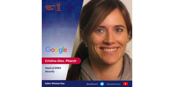 Cyber Woman Day 2021 es la I edición organizada por Executive Forum para dar voz al talento femenino tecnológico en España y en ella participará nuestra Head of EMEA Security, Cristina Pitarch ➡️ exeforum.biz/eventslp/cyber…