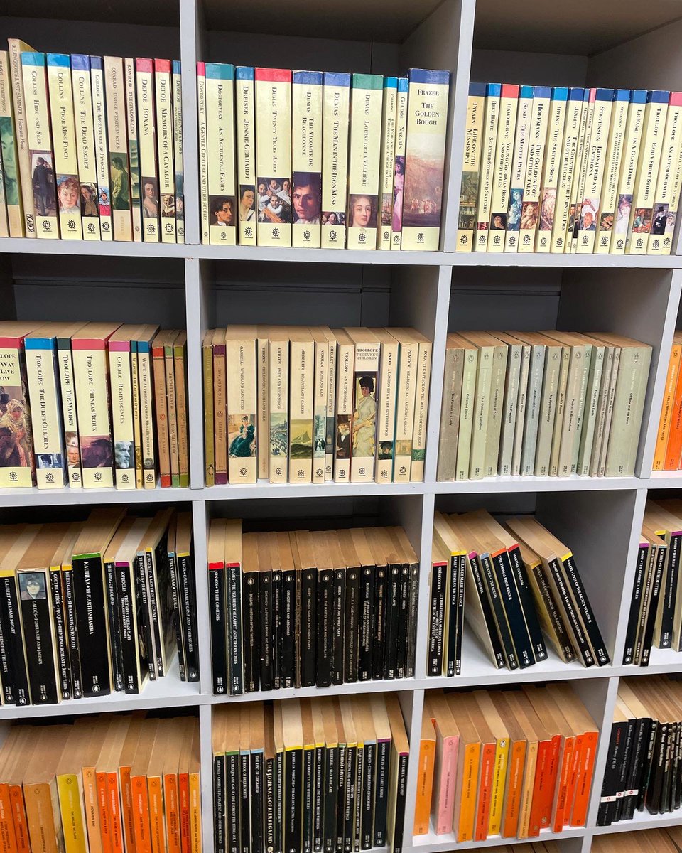 “It is clear that the books owned the shop rather than the other way about. Everywhere they had run wild…” Agatha Christie.