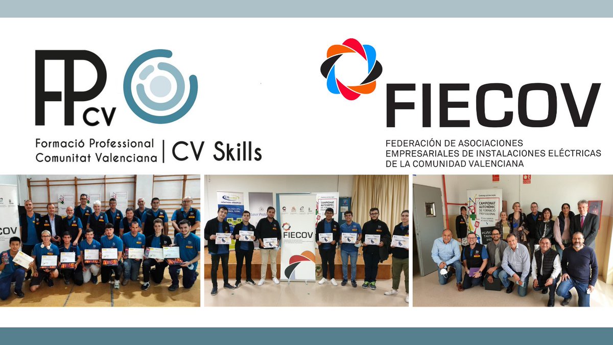 Fantástico trabajo realizado a tod@s l@s participantes, que han demostrado sus habilidades y competencias profesionales.
FIECOV siempre apoyando a la Formación Profesional de nuestra Comunidad.
<a href="/ApemeAlicante/">Apeme</a> 
<a href="/ASELECfemeval/">ASELEC</a> 
<a href="/aiecscomunica/">aiecscomunica</a> 
#PYMEV