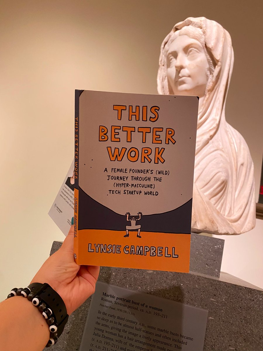 lynsie's tweet photo. My book recently visited @themetmuseum, thanks to @shineregistry. It's educational AND entertaining 🙌 #thisbetterwork https://t.co/K4kPaT79W2