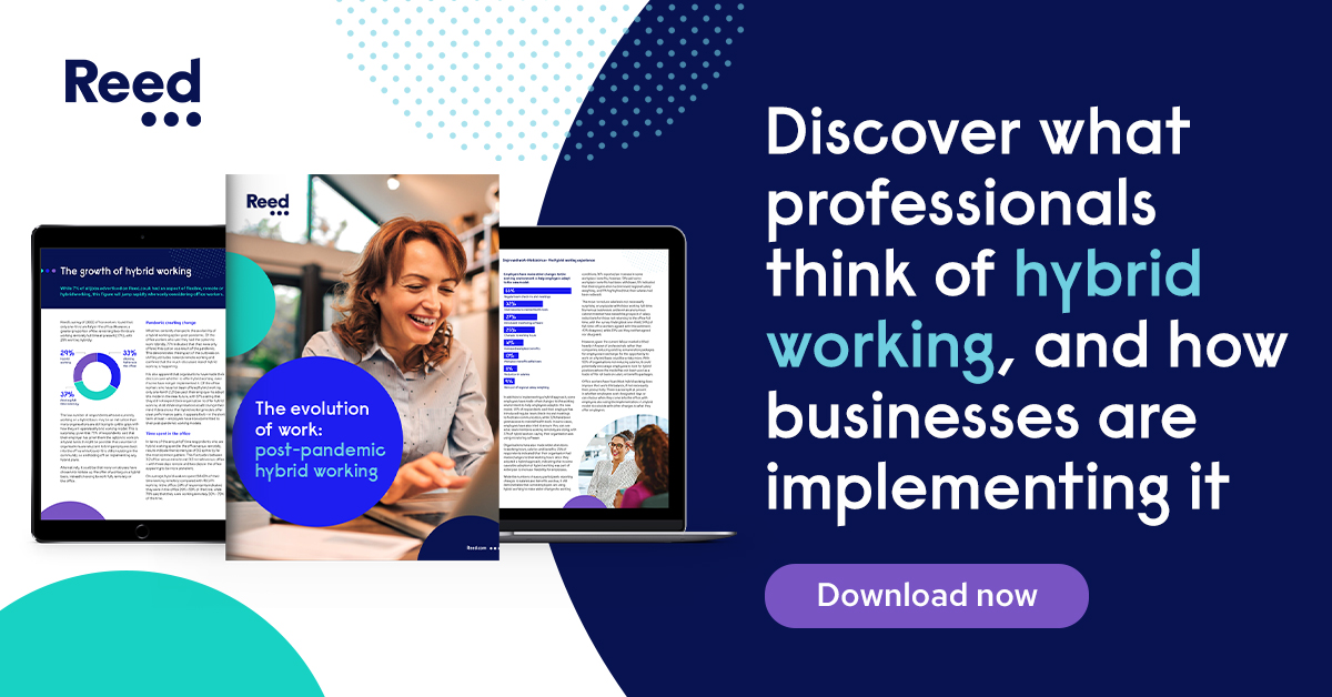 reedglobal's tweet image. We surveyed 2,000 office workers to find out their thoughts on hybrid working and how their organisations are incorporating this new working model.

Download our whitepaper now to find out more hubs.li/H0-8sls0

#hybridworking #dynamicworking #evolutionofwork #futureofwork
