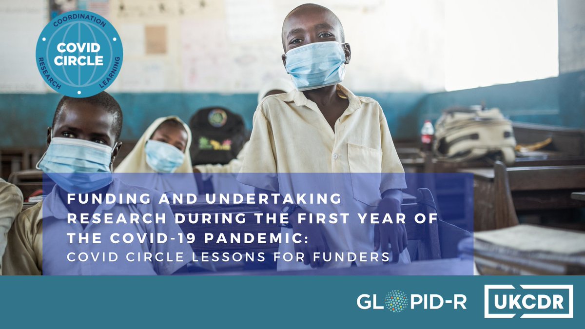 UKCDR's tweet photo. "From equity ➡️ priority setting: Where we can improve funding epidemic &amp; pandemic research for the future?

@UKCDR &amp; @GloPID_R share lessons learnt from funding research during the 1st year of #COVID19 in our report published today! 

Check it out 👇
https://t.co/5Lce25UHn6 https://t.co/Dy1oXwopZW