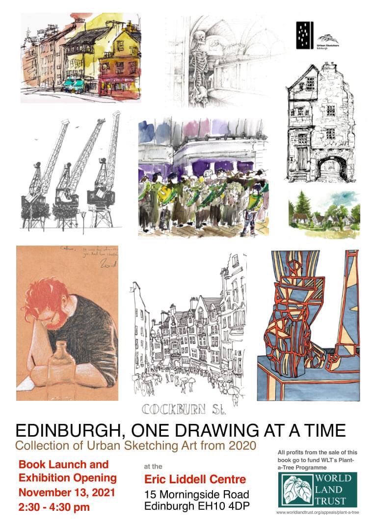 emmagakdag's tweet image. Delighted to share that two of my sketches will be in this exhibition - all proceeds go to a tree planting charity.