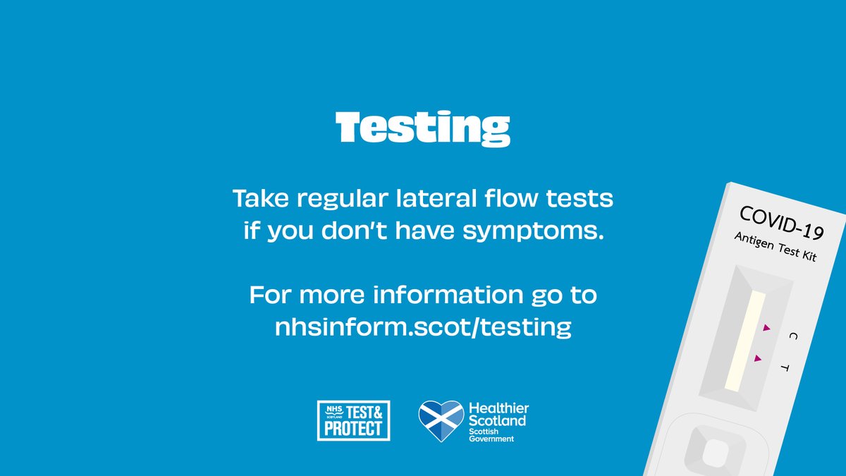 North_Ayrshire's tweet photo. Follow guidelines and test regularly. LFD tests are available at pharmacies, test sites or order them online. And don’t forget to record test results.📲

Find out more here: https://t.co/aYfMSw3w2X https://t.co/mm7mjopn0t