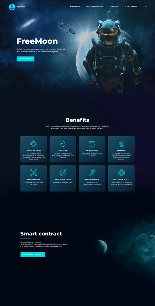 FREEMOONCOIN's tweet photo. Soon a completely new site new design @DesinovEgor https://t.co/sSCuzt7Jfr