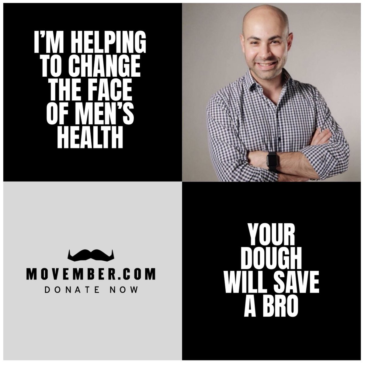atvidigal's tweet photo. Hi all, I'm taking part in Move to raise funds for #Movember, and I need your help. If you’d like to donate to support men's health please click https://t.co/05XjyvKTac #Movember2021 #MentalHealthMatters #mentalhealth https://t.co/rg3NS9K5ec