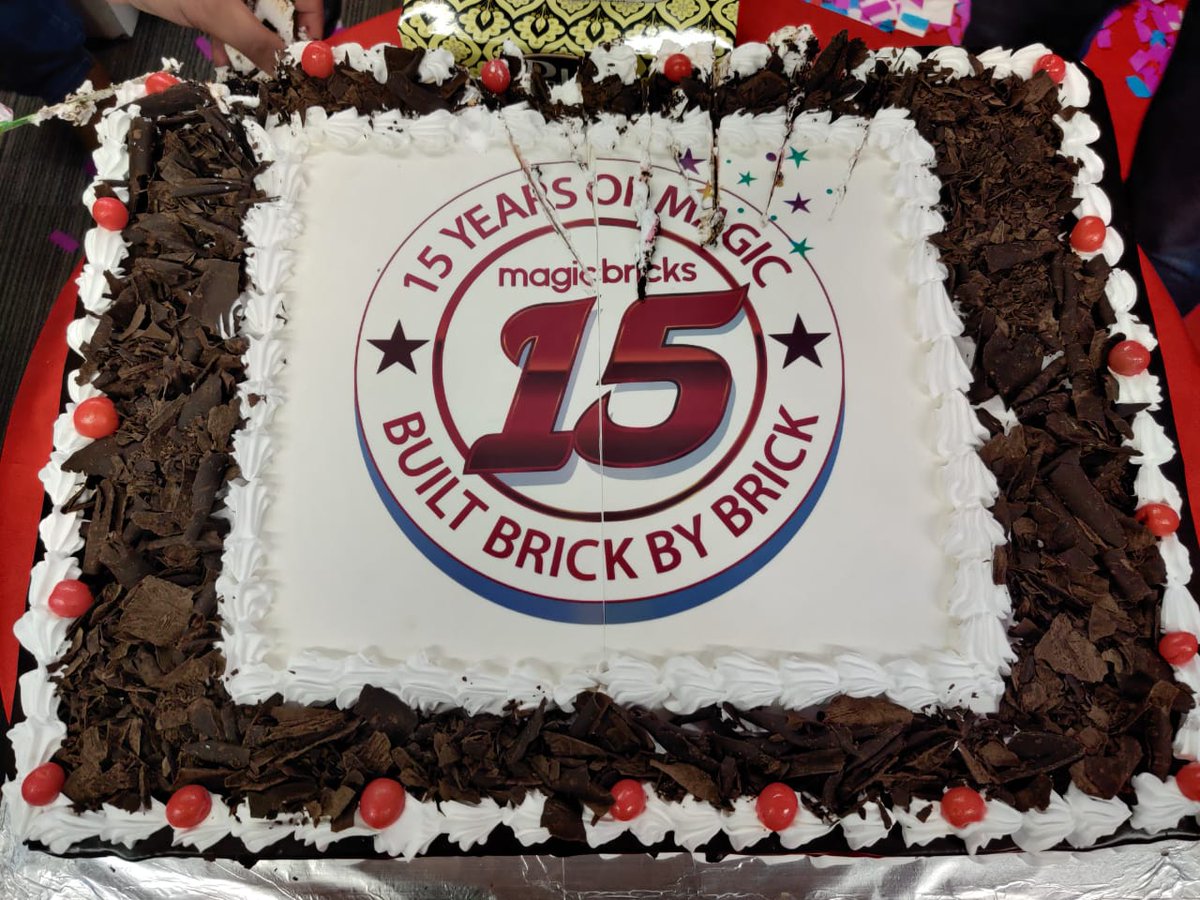 sudhirpai's tweet photo. A delightful day for us as @magicbricks turns 15! Fun celebrations across all our offices!

My deepest gratitude to our colleagues and our alumni, and to our users and customers, for helping build the company into India’s leading property portal. 

It still feels like Day 1 :) https://t.co/tzL5zei4Rq