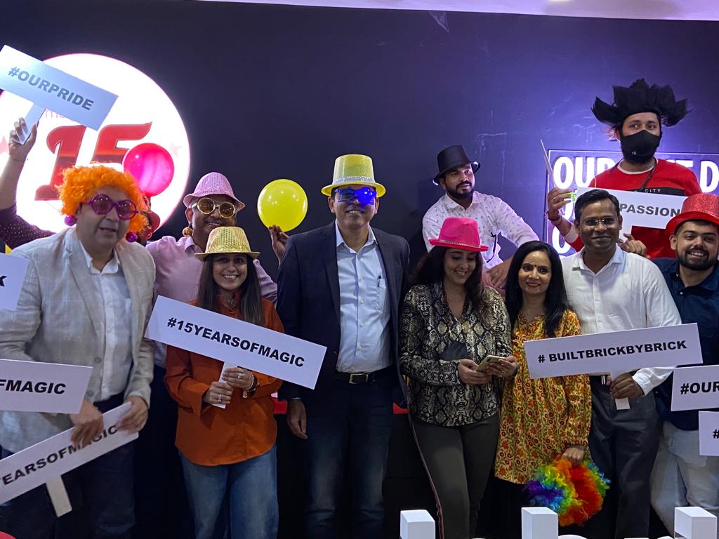 sudhirpai's tweet photo. A delightful day for us as @magicbricks turns 15! Fun celebrations across all our offices!

My deepest gratitude to our colleagues and our alumni, and to our users and customers, for helping build the company into India’s leading property portal. 

It still feels like Day 1 :) https://t.co/tzL5zei4Rq