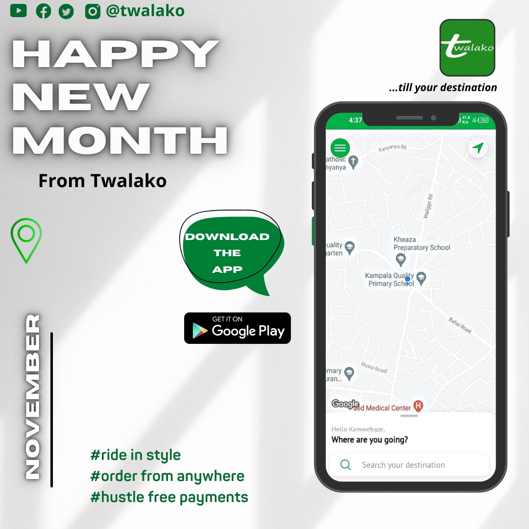 PrisPriscy3's tweet photo. Bless your November when you download the @twalako app on your Phone and make your transport better. 
Get the customer app though the link https://t.co/L1SgcVgh3B 

Drivers 👉https://t.co/jjBGxuvGc8

#happynewmonth https://t.co/zlWabQ26JR