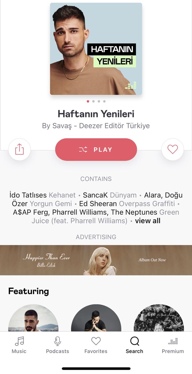 Aslı Ece Yılmaz #seveseve isimli şarkısı ile @deezer “ da  #çoktaze ve #haftanınyenileri  listelerinde.. 🎉🧿🔥🌈🍀🧨💣 destekleriniz için teşekkürler 🙏
@TolgaGorsev @GorsevMusic