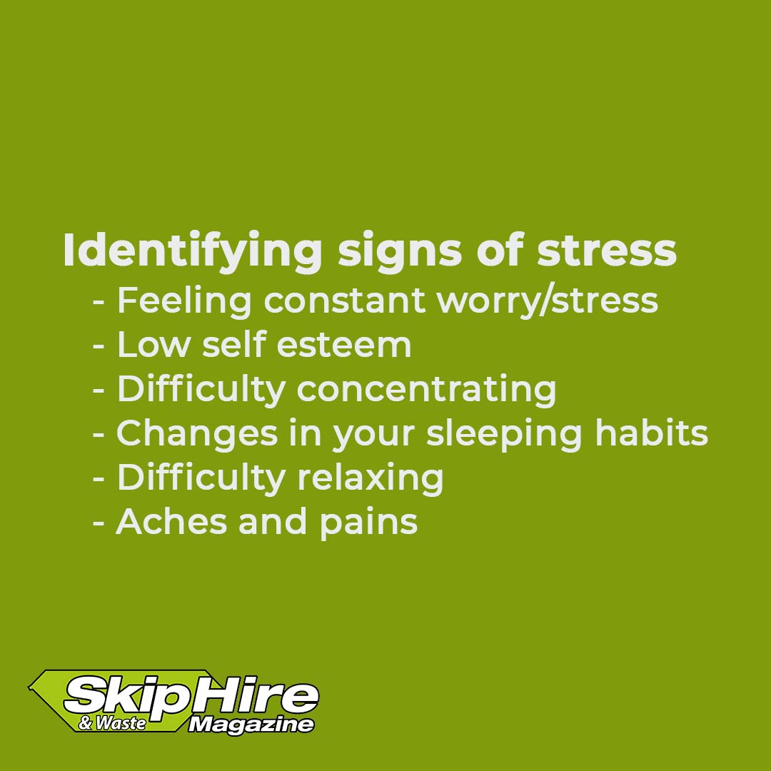 SkipHireMag's tweet photo. Today marks the start of Stress awareness week 

And because we care about you we've compiled tips on how to:
- Identify your stress
- Deal with your stress
- Prevent future stress

#construction #SHWM #awareness https://t.co/YhI9zFtdAx