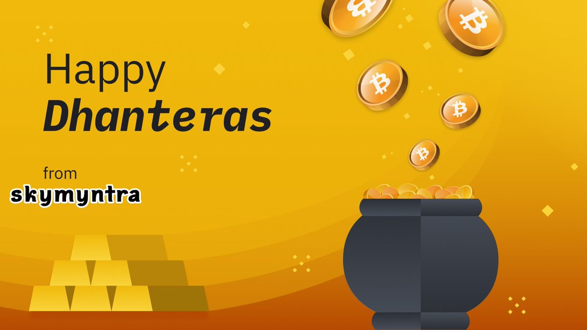 MyntraSky's tweet photo. #HappyDhanteras https://t.co/6mLM7ZVhG9
