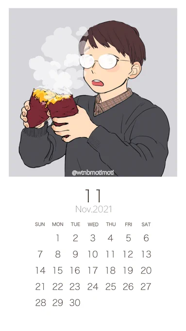 11月の待受です🍠 