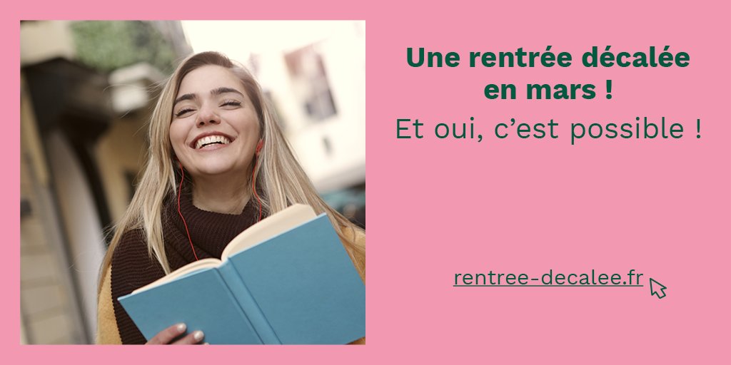 Et si tu ne perdais pas ton année ?
Découvre notre #rentréedécalée en mars, dès maintenant ▶️rentree-decalee.fr
#formation