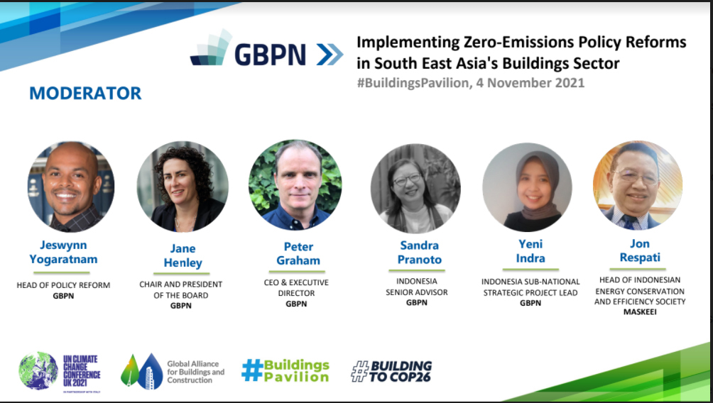 GBPN_org's tweet photo. Leading experts from GBPN will present at a COP26 panel on Thursday. Topics will include innovative work to drive policy reform mitigating climate change.
The event will be livestreamed here: https://t.co/0oa3FE7qcm
#Climatecrisis #climatechange #BuildingToCOP26 #buildingpolicy https://t.co/AsqWHbQWaA