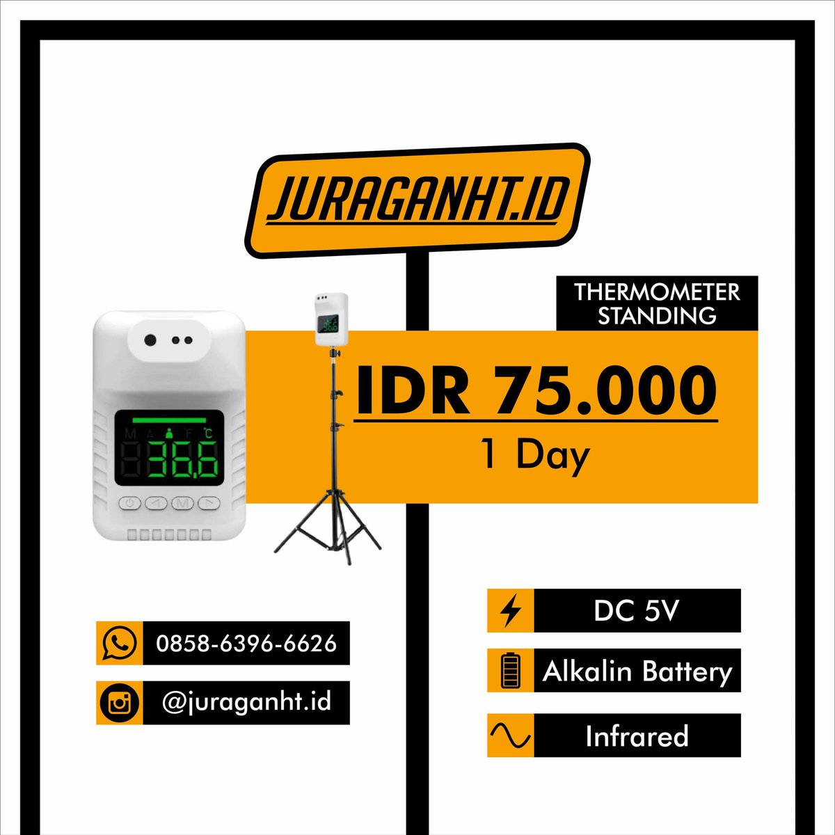 Thermo Standing gasskeun 
#sewahtsukabumi #rentalhtsukabumi #juraganhtsukabumi #infosukabumi #rentalhtmurah #sewahtmurah #handytalkie #walkietalkie #weddingorganizer #eventorganizer #sewathermogun #thermometer
