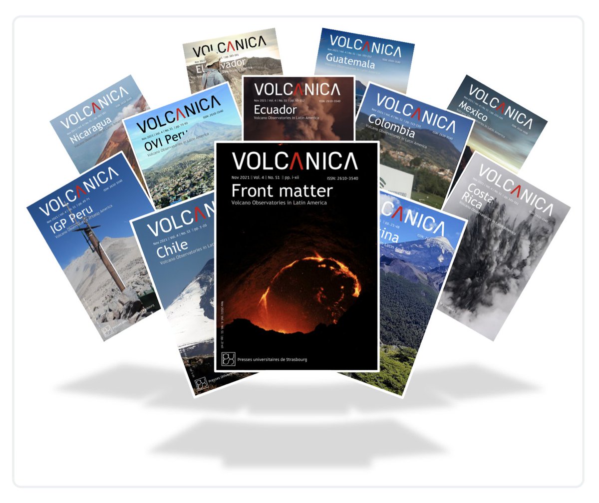 LDR_Strasbourg's tweet photo. Very exciting announcement at @WeAreVolcanica today! We've just published a Special Issue of Report articles that describe volcano monitoring efforts in Latin America! 🌋 There are 11 articles in total, in English and Spanish! Check them out! 👇
https://t.co/lNkUK49Z8e https://t.co/6mjXHIo6N6