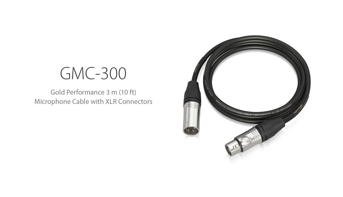 Behringer's tweet photo. GMC-300
🔗https://t.co/zSQsUmHjbX
Share your passion with the help of the GMC-300. It connects your microphone directly to any XLR audio input and is optimized for microphones and musical instruments.
List Price: $8.90
#Behringer #GMC300 #EUROLINKGOLDSeries #MicCable https://t.co/49GSuKshac