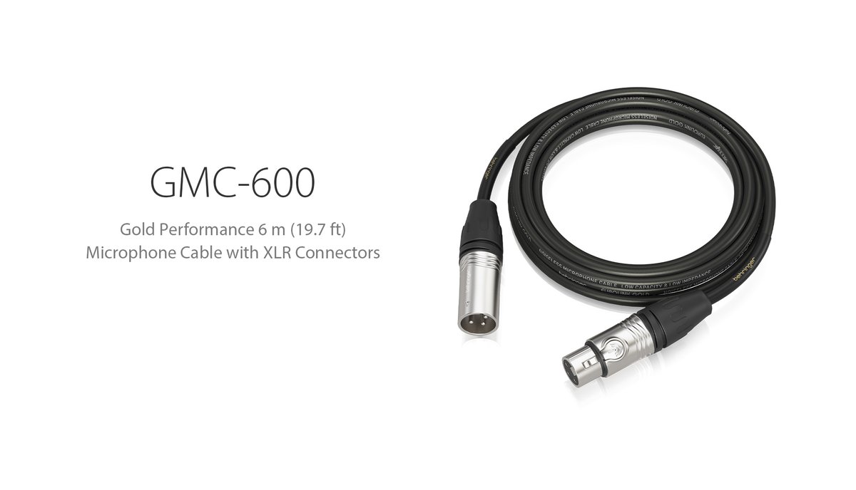 Behringer's tweet photo. GMC-600
🔗https://t.co/LKy5W7zZxG
Share your passion with the help of the GMC-600. It connects your microphone directly to any XLR audio input and is optimized for microphones and musical instruments.
List Price: $14.90
#Behringer #GMC600 #EUROLINKGOLDSeries #MicCable https://t.co/hLmnKktHmH