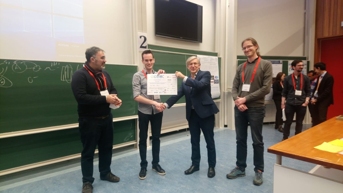 businf_uhasselt's tweet photo. Congratulations to @VerbovenSam and @Niels_Martin for winning the best paper award at the Process-Oriented Data Science for Healthcare workshop @PODS4H @icpm_conf https://t.co/UHUMsdTiV0