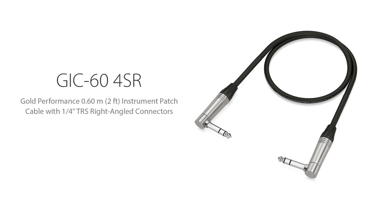 Behringer's tweet photo. GIC-60-4SR
🔗https://t.co/62FIhLEDRm
Share your passion with the help of the GIC-60 4SR. It connects your instrument directly to any TS audio input and is optimized for guitars, keyboards and amplifiers.
List Price: $17.90
#Behringer #GIC604SR #EUROLINKGOLDSeries #MicCable https://t.co/NL1xBdAwjZ
