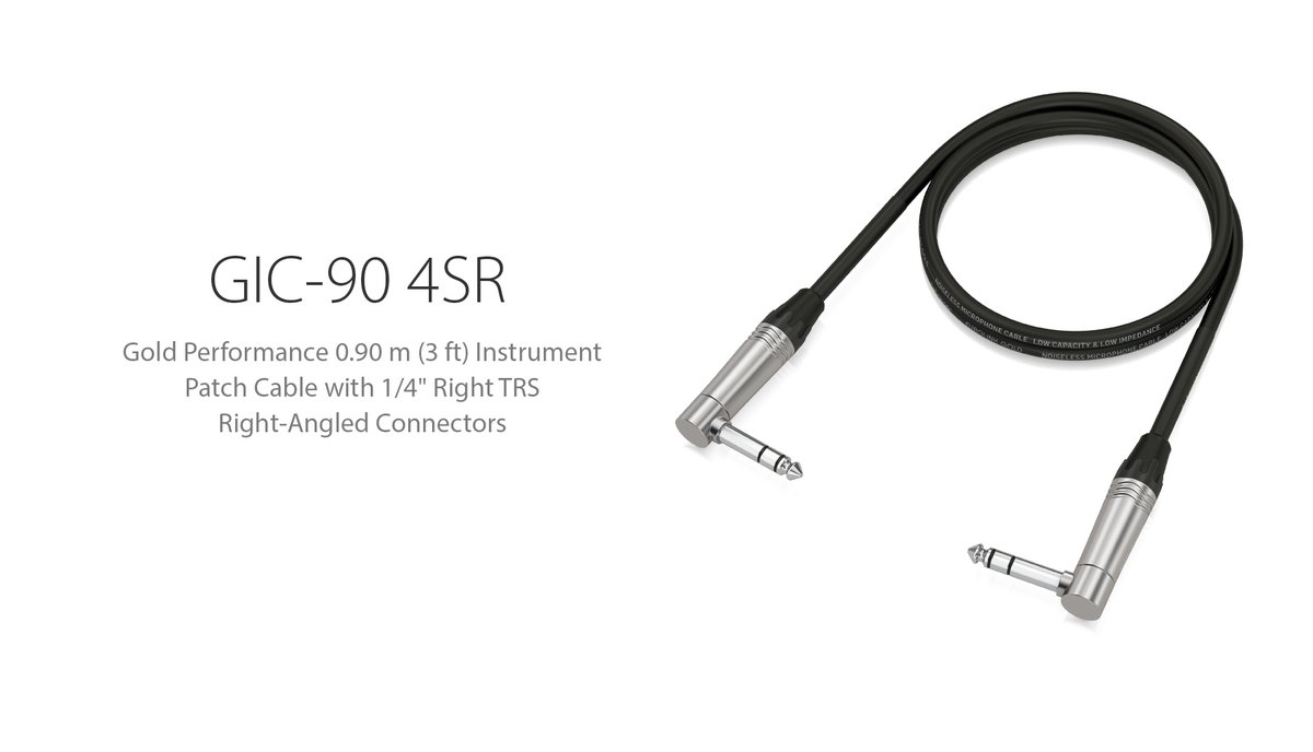 Behringer's tweet photo. GIC-90-4-SR
🔗https://t.co/Bv1R5TMAOf
Share your passion with the help of the GIC-90 4SR. It connects your instrument directly to any TS audio input and is optimized for guitars, keyboards and amplifiers.
List Price: $14.90
#Behringer #GIC904SR #EUROLINKGOLDSeries #MicCable https://t.co/1POiiCt7Jm