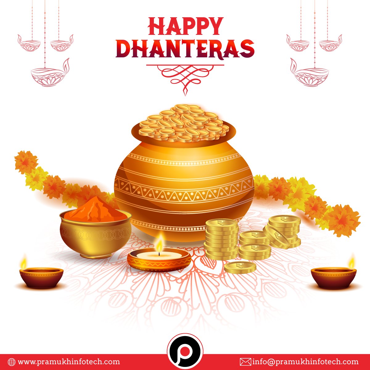 PramukhInfotech's tweet photo. ‘Dhan’ means wealth and ‘teras’ means the 13th day of the moon cycle. Devotees pay their respects to Lord Kubera, the God of Wealth, and Goddess Lakshmi, on this auspicious day. @PramukhInfotech Wishing You A Happy Dhanteras💰💰💰💰💰

#dhanteras #happydhanteras #Dhanteras2021 https://t.co/TrWEPI6JL6
