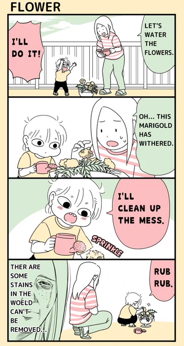 It was the end of summer when I drew this work. #manga 