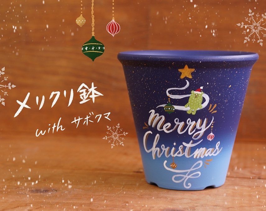 hacchi1222's tweet photo. クリスマスに向けて
新作リメイク鉢、作りました🎄🌠
今度のイベントでデビューです☺️

制作しながら、一足お先に
気分はクリスマス..♪

#38BOTANIC

出店予定🎪
11/13-14
Succulents noel 2021
東京都立川市
国営昭和記念公園 昭和天皇記念館にて https://t.co/OfY2PIt11E
