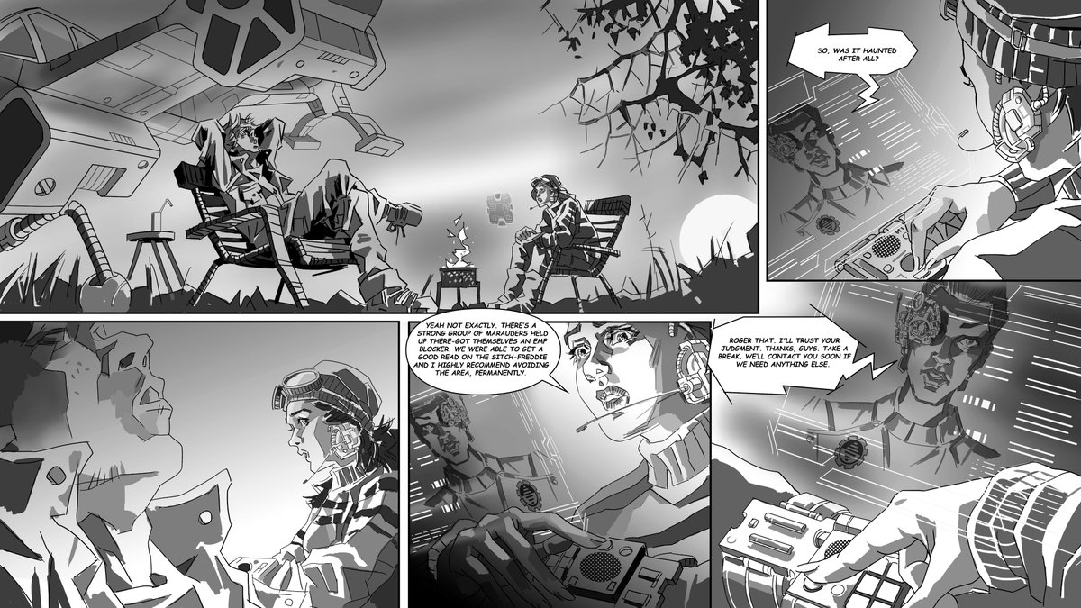 EdenFalling's tweet photo. Eden Falling wants to thank everyone who participated in our Choose Your own Adventure! Here's the comic epilogue in it's full and spooky glory...!" 1/4 
#ComicArt #indiegame https://t.co/UhgS95dDF9