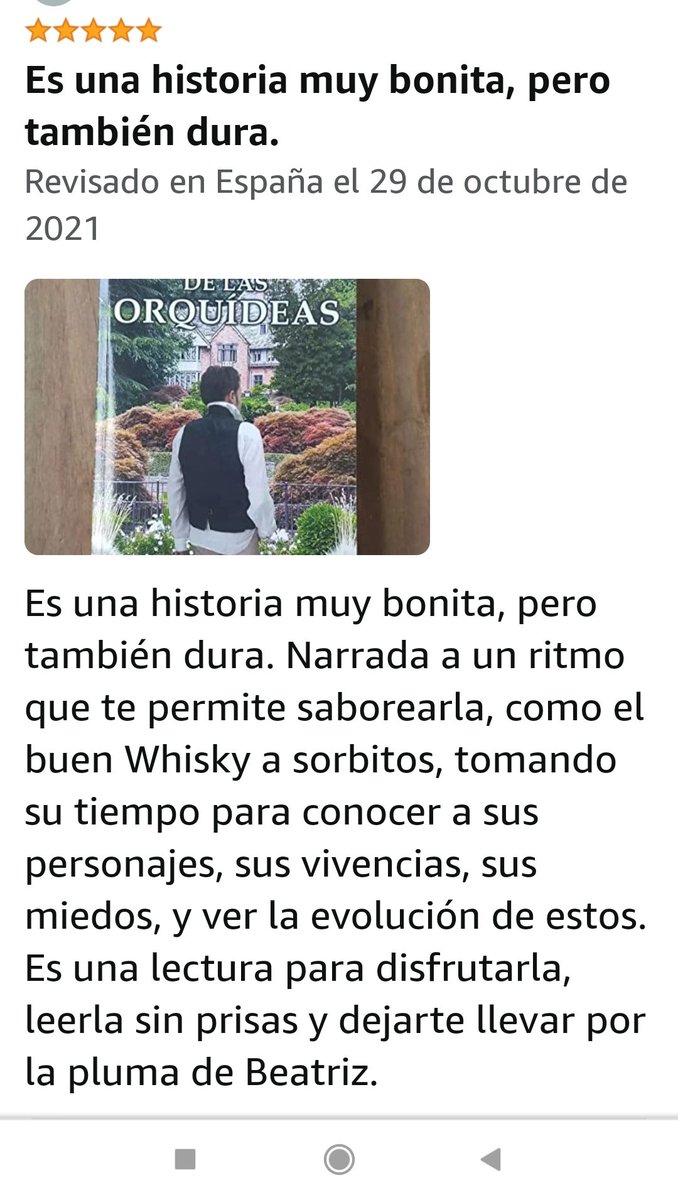 Thewindlady's tweet photo. ¡Que me han dejado nueva reseña en Amazon!
Y es positiva, ojo.
Gracias a las personas que saben lo mucho que sus opiniones suponen para el autor.
¡Chupito de whisky aquí!☺️💪
#elseñordelasorquídeas
#Amazon https://t.co/77ldRye2sI