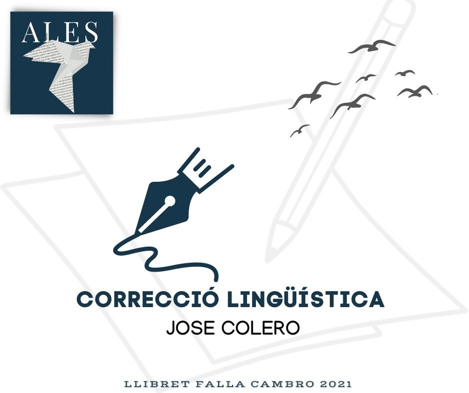 FallaCambro's tweet photo. ALES 🕊📘
✍💻 CORRECCIÓ LINGÜÍSTICA:
▪️Jose Colero
Pots gaudir completament d’ALES accedint a l’enllaç https://t.co/c4fiOeizy0
#PremisLlibretsGVA #llibrets
#somculturaitradició #falles #ALES #promociólingüística
#DonemALESalesFALLES #LlibretFCambro2021
#tornem💪🏻🔥 https://t.co/Bvv7PZvAVk