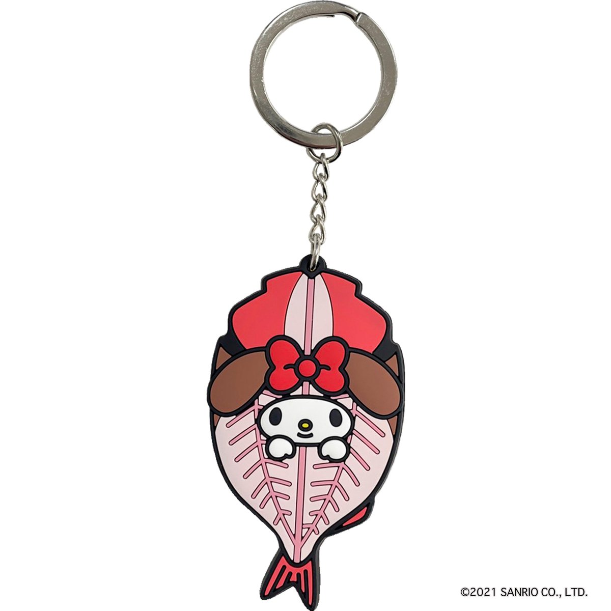「マイメロディ 干物ラバーキーホルダー・金目鯛(キンメダイ)サンリオキャラクターが」|ご当地キティのイラスト