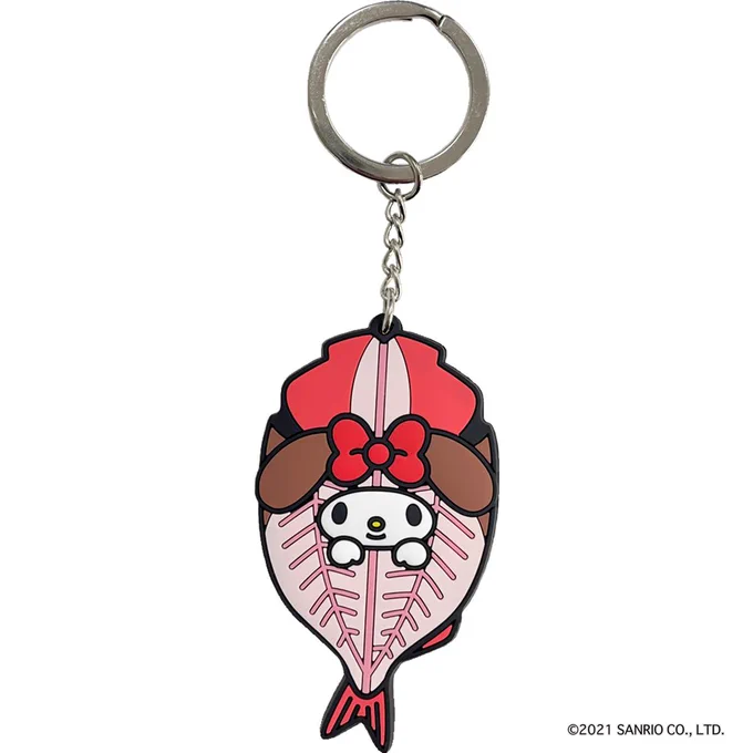 マイメロディ 干物ラバーキーホルダー・金目鯛(キンメダイ)サンリオキャラクターが干物に変身!?金目鯛の干物になりきった、マイメロディのラバーキーホルダーです。詳しくはコチラ干物 #金目鯛 #mymelody #キーホルダー  #かわいい #sanrio 