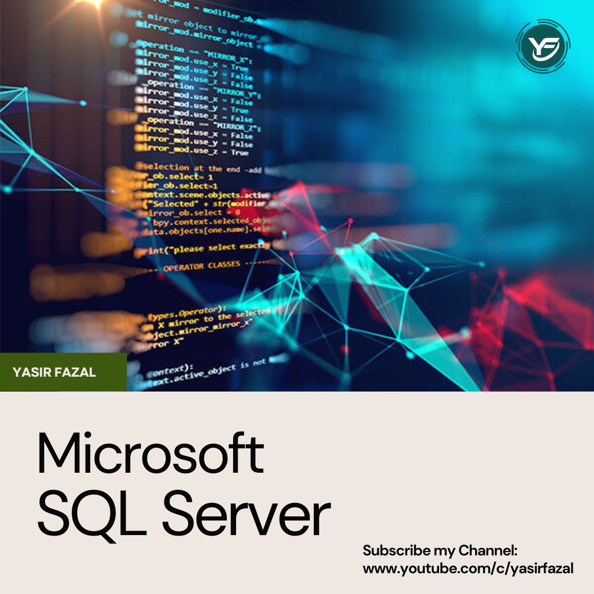YasirFazal8's tweet image. Microsoft SQL Server Course
Learn More: youtu.be/IZZ7PVaUYZI
#microsoftsqlserver #sqlserver #learnsqlserver
#sqltutorials #tuesdayvibe