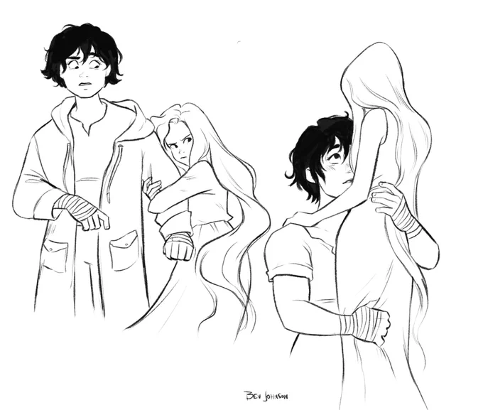 old characters that, believe it or not, I designed before meeting my wife 