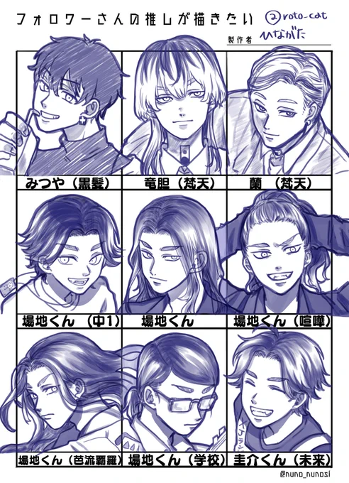 #フォロワーさんの推しが描きたい
テンプレートお借りしました
二枚目はただの語彙力の無い私の独白

後半は私の推しで埋めました😌💕 