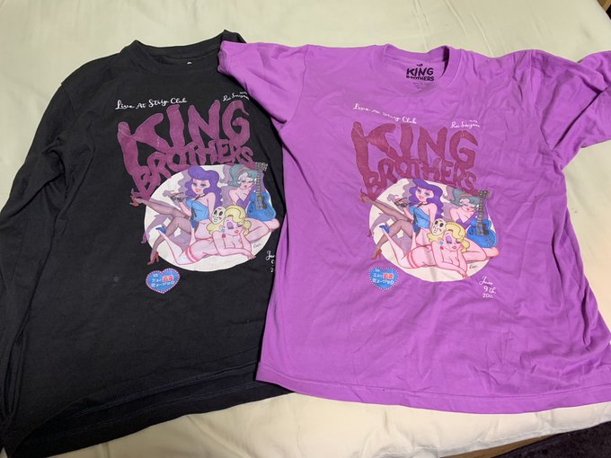 ついでにこっちはこの前届いたキングブラザーズのTシャツ 