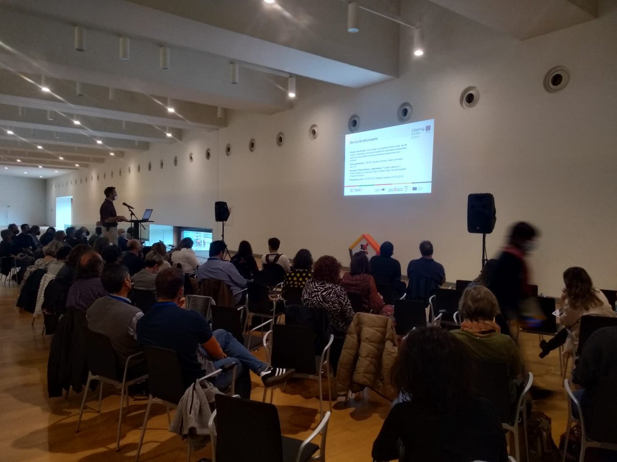 OrekanGan's tweet photo. Compartimos alguna de las imágenes del evento en el que se presentaron los proyectos #POCTEFA – #Navarrefa en @baluarte la semana pasada.

@NavarraCapital #InterregPoctefa  
@gob_na https://t.co/2cIl3JjrD5