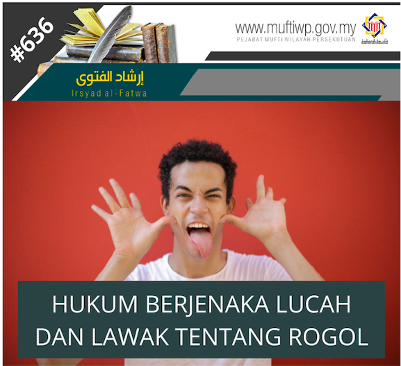 jabatanmuftiwp's tweet photo. IRSYAD AL-FATWA SIRI KE-636: HUKUM BERJENAKA LUCAH DAN LAWAK TENTANG ROGOL https://t.co/aReqgKutUW https://t.co/rX7rFuvJCX