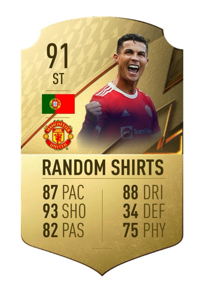 RandomShirtsGB's tweet photo. If Cristiano Ronaldo scores first against Atalanta this Evening, we’ll giveaway a https://t.co/jafccmbcxi box. 
To enter: 

🔄Retweet
3⃣Tag 3 Friends
👊Follow our page

👉https://t.co/jafccmbcxi👈 https://t.co/tnAqQFv1mU