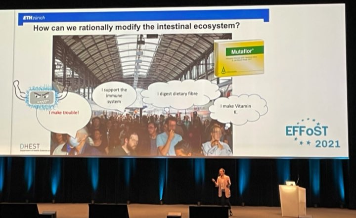 The best way to start a conference day: plenary talk with exciting science of gut microbiota combined with fantastic story-telling by <a href="/Slack1Emma/">Emma Slack #IStandWithUkraine</a>. Take care of your gut microbiota diversity by eating plenty of different dietary fibres!  <a href="/EFFoST/">EFFoST</a> #EFFoST2021