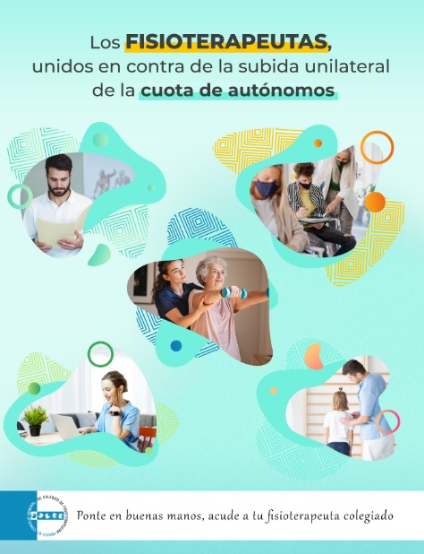 Ya son suficientes gastos que no se repercuten en los pacientes...

<a href="/cgcfe/">CGCFE</a>  👉Los fisioterapeutas colegiados, unidos en contra de la subida unilateral de la cuota de #autónomos 💚 #autónomas

consejo-fisioterapia.org/noticias/4058_…